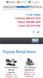 Mobile Screenshot of discountmobilityrentals.com